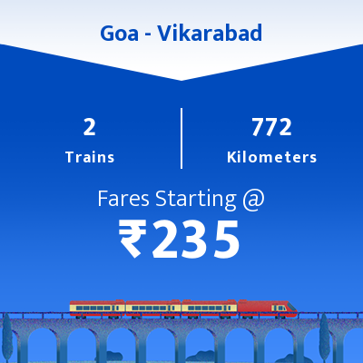 Goa To Vikarabad Trains